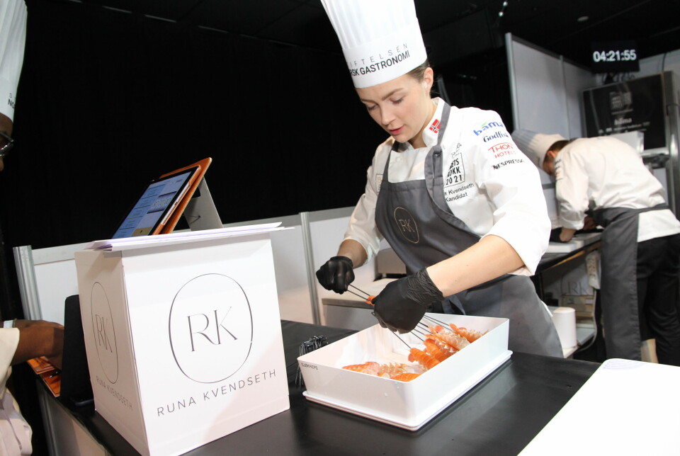 Runa Kvendseth er eneste kvinne i finalen i Årets kokk 2023.