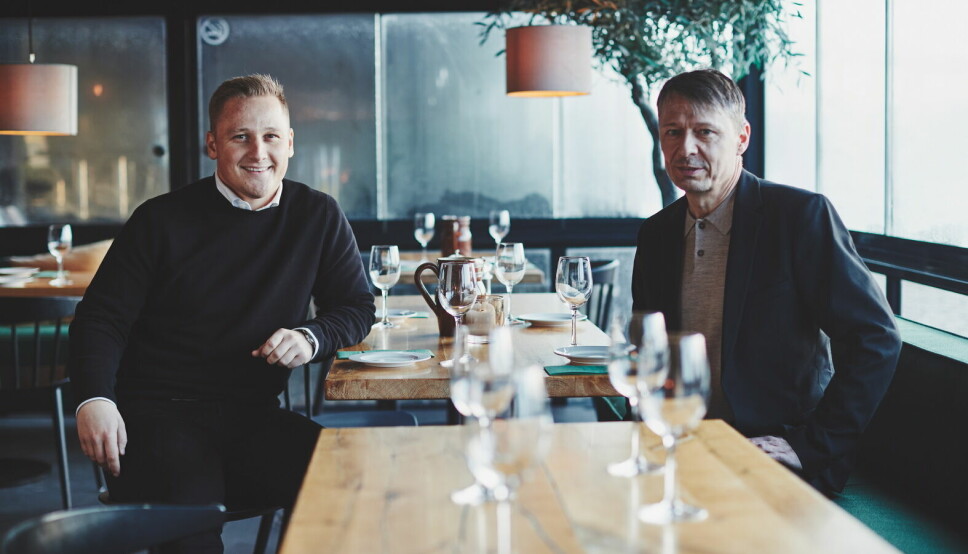Harald Larssen Lønning (til venstre) og Bjørn Gerry Viksund. (Foto Haakon Nordvik)