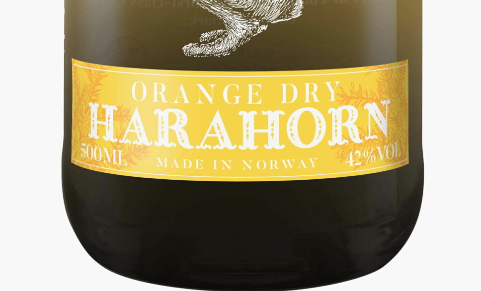 Harahorn Orange Dry er det siste tilskuddet til Harahorn-familien. (Foto: Det Norske Brenneri)