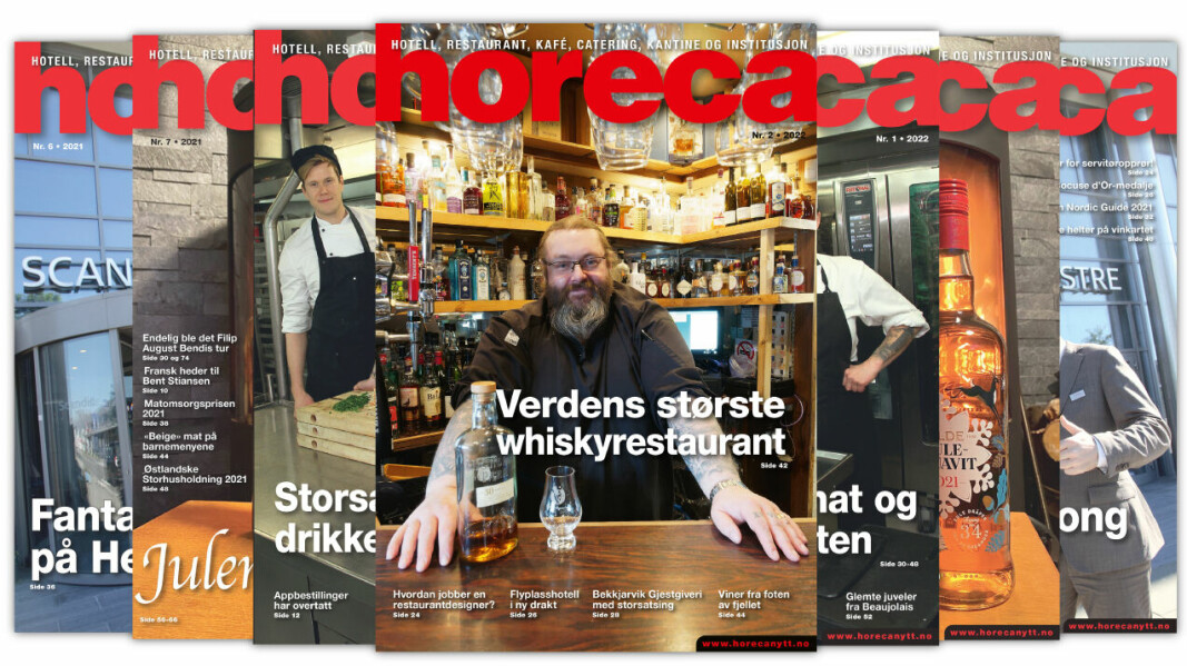 Forsiden på den andre utgaven av Horeca i 2022. (Foto: Georg Mathisen/layout: Tove Sissel Larsgård)