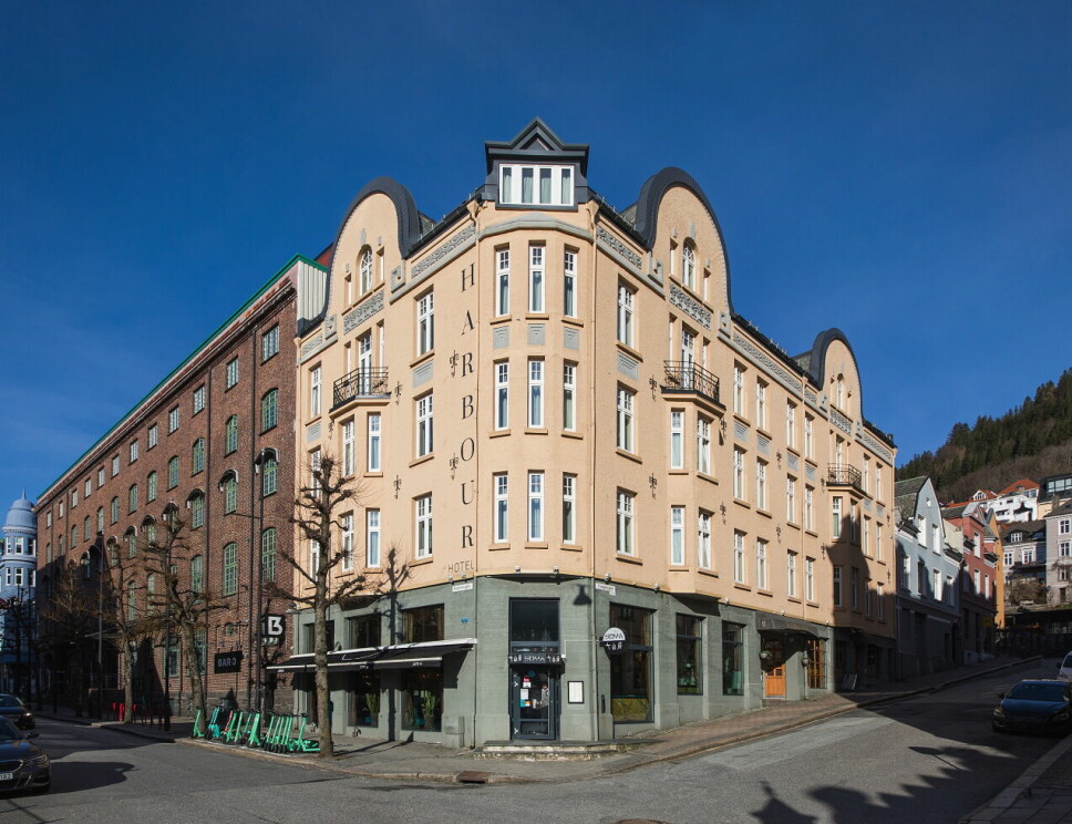 Bergen Harbour Hotel blir WorldHotels Crafted Collections første hotell i Norge. Hotellet, som har 50 rom, ligger sentralt i en vakker bygning fra 1913. (Foto: BWH Hotel Group)