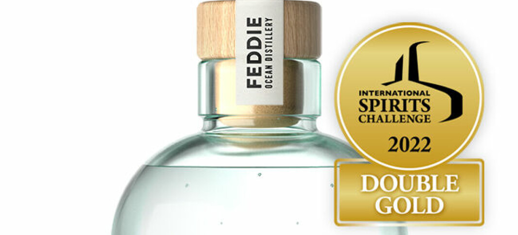 Nine Sisters Ocean Gin fra norske Feddie Ocean Distillery, ble tildelt «Double Gold».