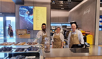 McDonald's har åpnet sin første kaffebar i Norge