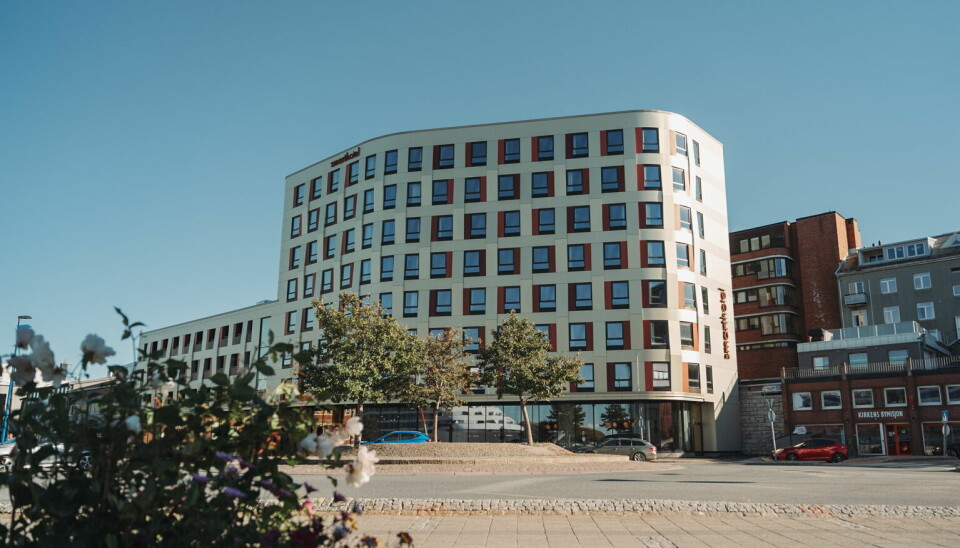 Smarthotel Bodø, som åpnet i september, byr på 161 rom. (Foto: Smarthotel Bodø)