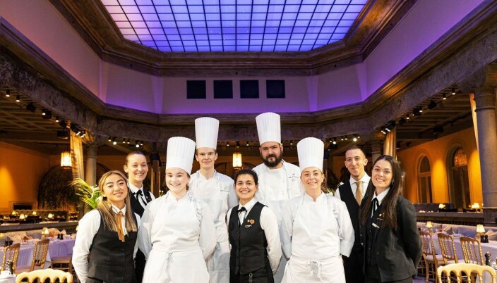 Teamet i Palmehaven på Britannia Hotel. (Foto: Britannia Hotel) Teamet i Palmehaven på Britannia Hotel. (Foto: Britannia Hotel)