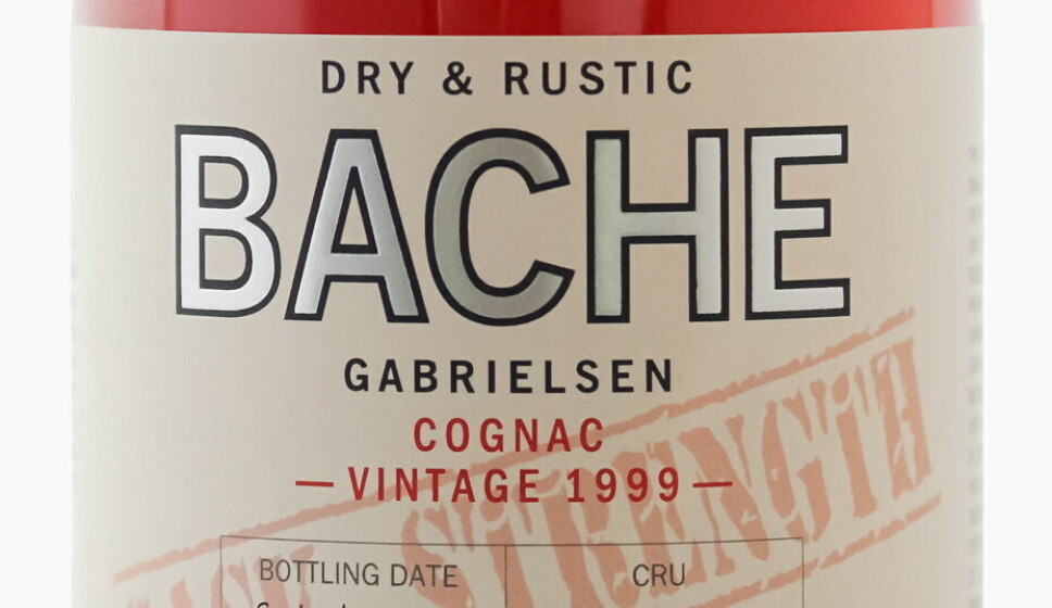 Bache-Gabrielsen Dry & Rustic Cognac Grande Champagne 1999. (Foto: Bache-Gabrielsen)