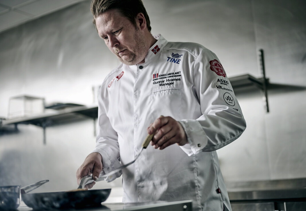 Gunnar Hvarnes er manager for alle de tre norske kokkelandslagene. (Foto: Vest Vind Media) Gunnar Hvarnes er manager for alle de tre norske kokkelandslagene. (Foto: Vest Vind Media)