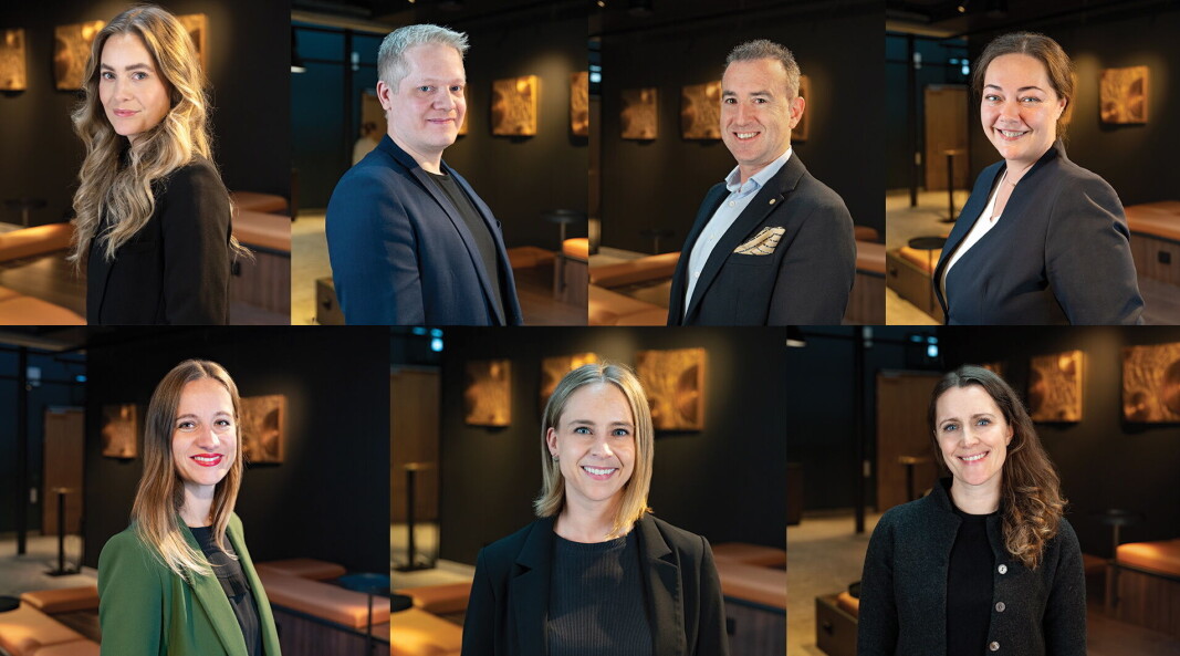 Årets Scandic-talenter: Amalie Heitman, Andre Bjerke, Christopher Spencer, Ieva Marcinkeviciute, Mareike Friemel-Haukebø, Martine Brusletto Stenberg og Nora Aasprong. (Alle foto: Tone Mella/Scandic Norge) Årets Scandic-talenter: Amalie Heitman, Andre Bjerke, Christopher Spencer, Ieva Marcinkeviciute, Mareike Friemel-Haukebø, Martine Brusletto Stenberg og Nora Aasprong. (Alle foto: Tone Mella/Scandic Norge)