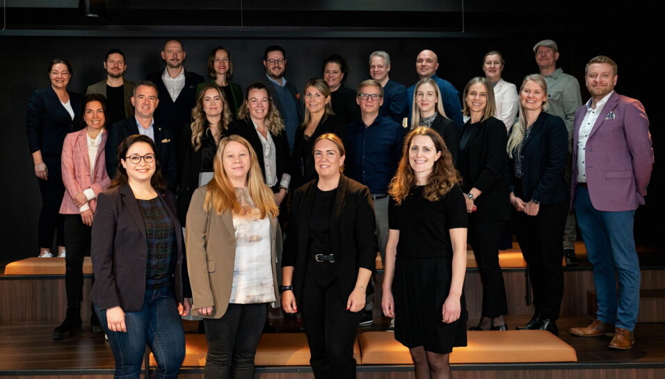 Totalt er det 24 talenter som er plukket ut fra Scandics virksomheter i Norge, Sverige, Danmark, Finland og Tyskland. Her er flesteparten avbildet under forrige ukes samling i Oslo. (Foto: Tone Mella/Scandic Norge)