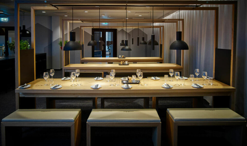 Restauranten på det nye Thon-hotellet i Danmark. (Foto: Thon Hotels)