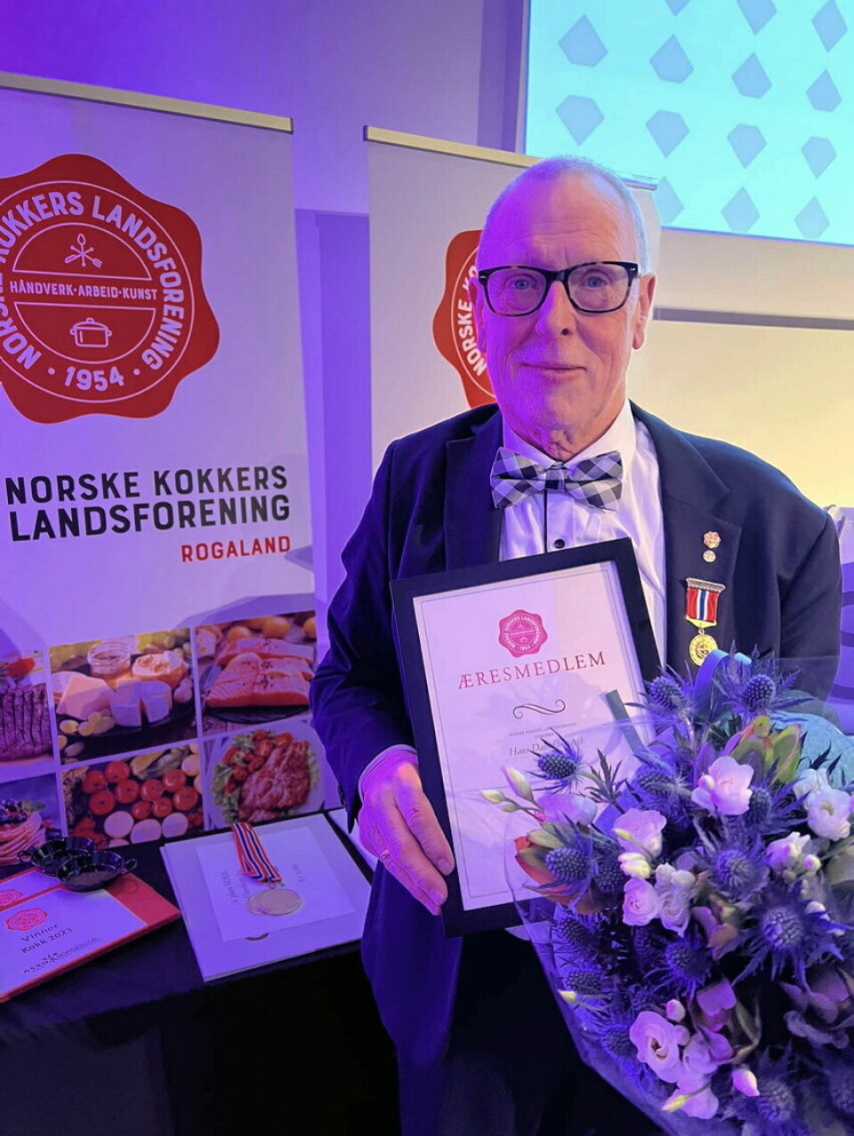 Hans Dahl Ørstavik, som nylig ble æresmedlem i NKL, får en viktig støttefunksjon for kokkelandslagene de kommende årene.