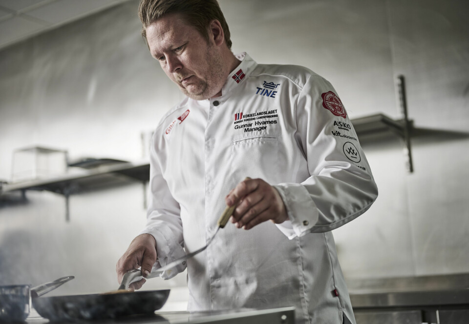 Gunnar Hvarnes er manager for alle de tre norske kokkelandslagene.