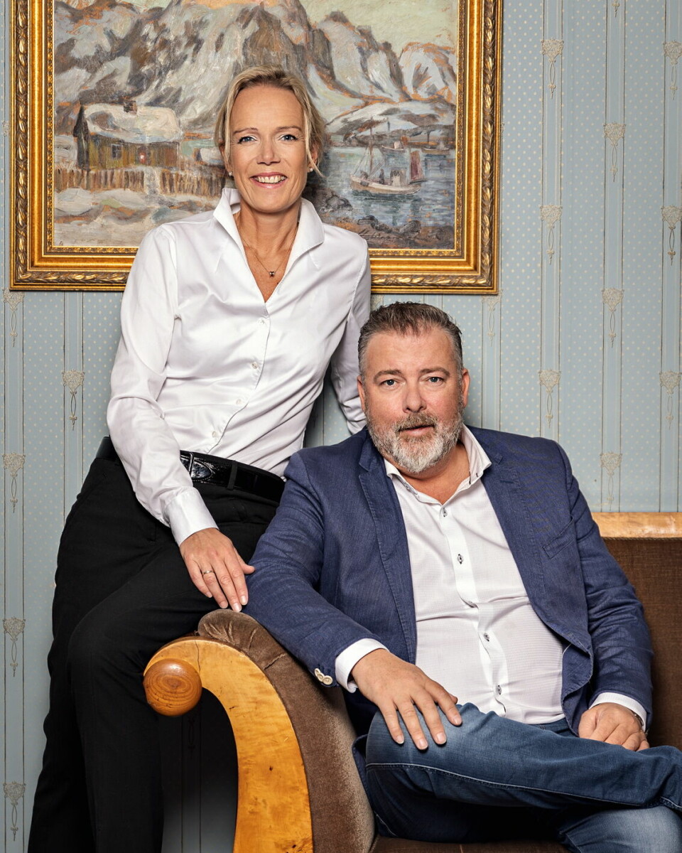 Ellen og Sverre Løvold Strand har vært vertskap på Fru Haugans Hotel siden 2014.