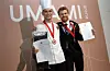Simen Johansen (til venstre) og Magne Andreas Gaut gikk til topps i Jeunes Chef Rôtisseurs og Jeunes Sommeliers på Umami Arena 2023.