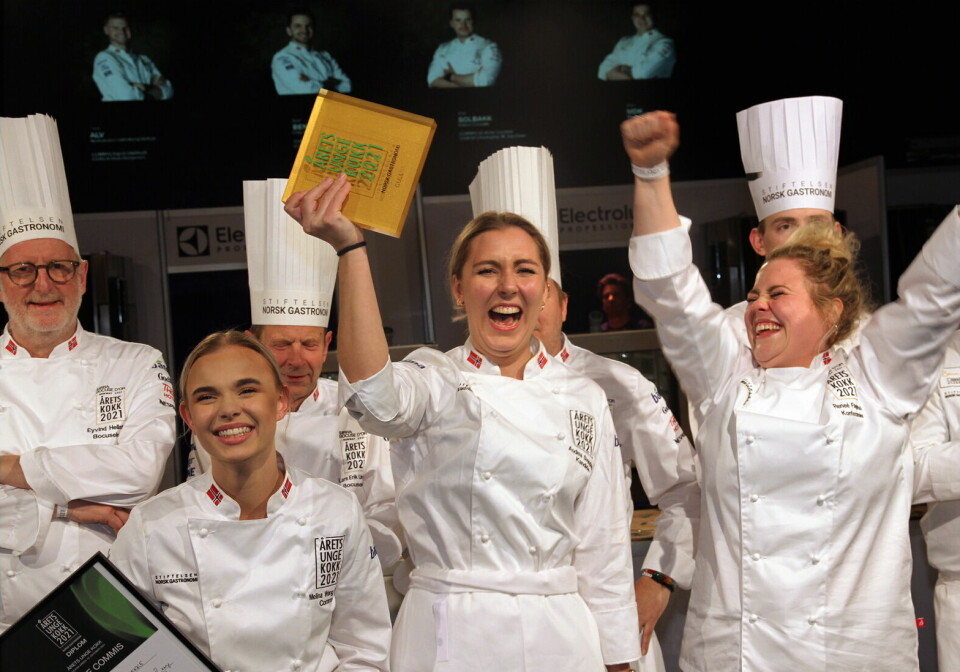 Andrea Svendsen fra Bula Bistro i Trondheim vant Årets unge kokk i 2021.