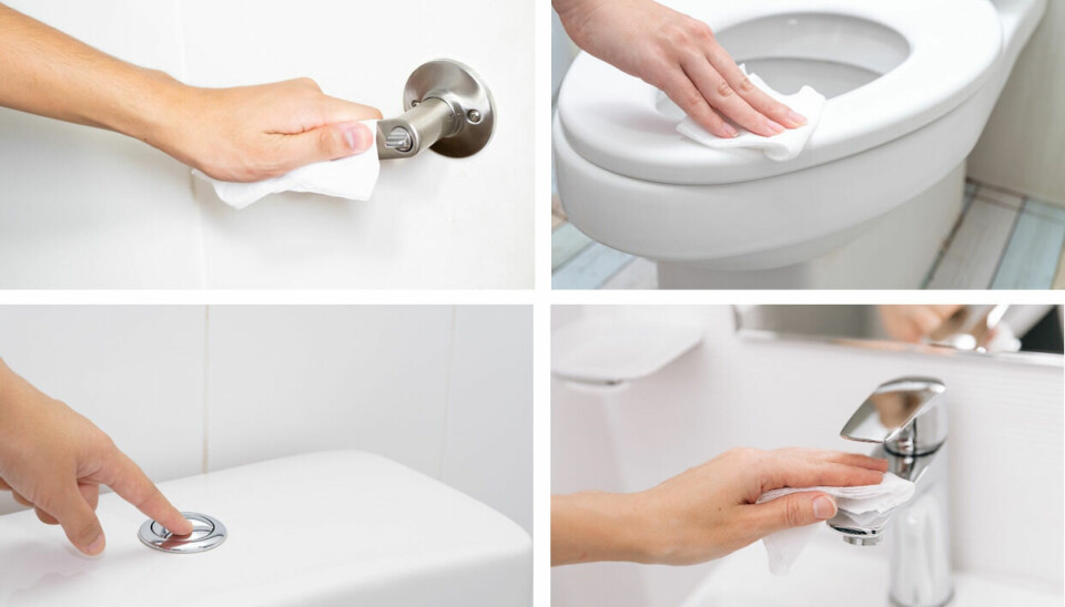 «Antibac WC Wipe» for enkel og tidseffektiv rengjøring av toalett og bad.