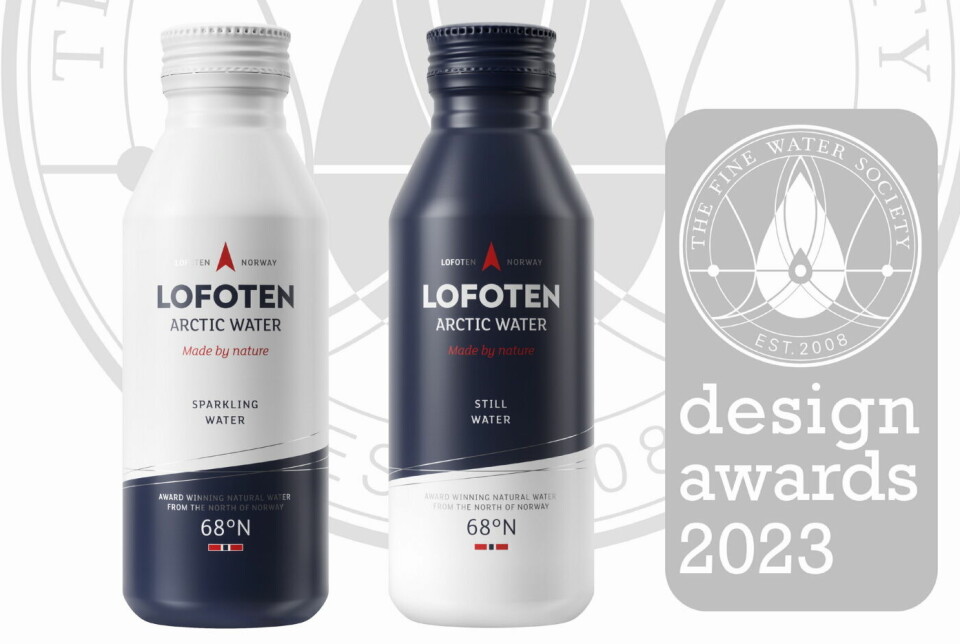 Designpris til Lofoten Arctic Water.