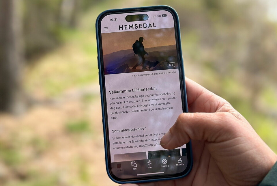 Destinasjon Hemsedal har lansert Hemsedal-appen.