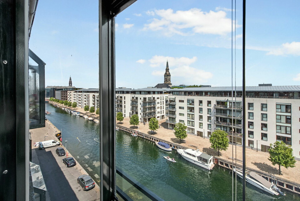 Utsikt fra en av de nye First-leilighetene i København.