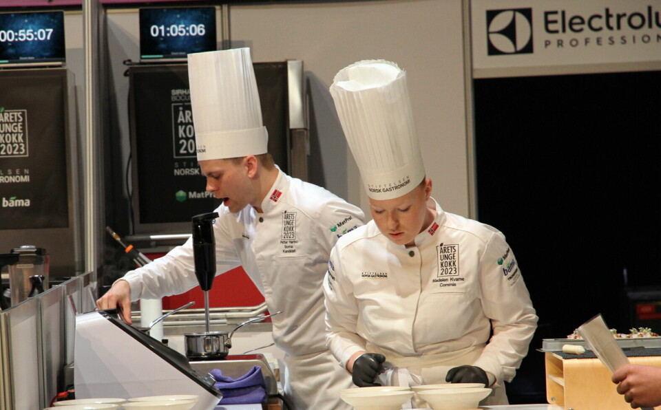 Madelen Kvame var commis for Petter Harbo Soma i Årets unge kokk 2023. Hun er en av 12 utvalgte lærlinger som får være med Asko Servering til IKA Culinary Olympics i Tyskland i februar 2024.