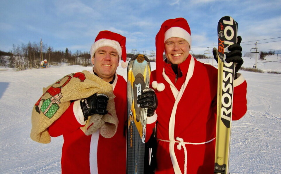 Atle (til høyre) og Bjørnar Hovi, eierne av Beitostølen Resort, med 3000 kommersielle senger i sitt system, er klare for å ta imot både julebordsgjester, og alle som kommer til Beitostølen i jule- og nyttårsperioden for å oppleve god gammeldags norsk julefeiring og vinterforhold.