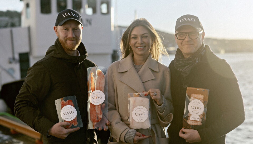 Vaag Seafood vinner pris under Sial Paris 2024. Harald Dahl (til høyre) er gründeren av Futurum Seafood AS, som etablerte en produktportefølje basert på villfanget fisk i fra Lofoten og Vesterålen.