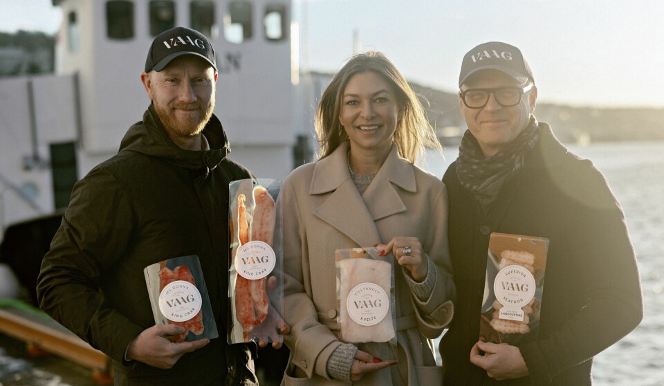 Harald Dahl (til høyre) er gründeren av Futurum Seafood AS, som etablerte en produktportefølje basert på villfanget fisk i fra Lofoten og Vesterålen.