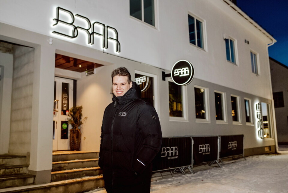 Kim-Roger Andersen er daglig leder for Braa Bar & Barmat i Namsos, som har hatt en knallstart etter åpningen våren 2023.
